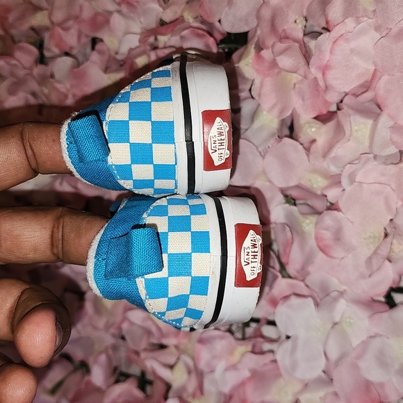 Toddler Size 8.0 Slip On Checkered Vans - Picture 4 of 5